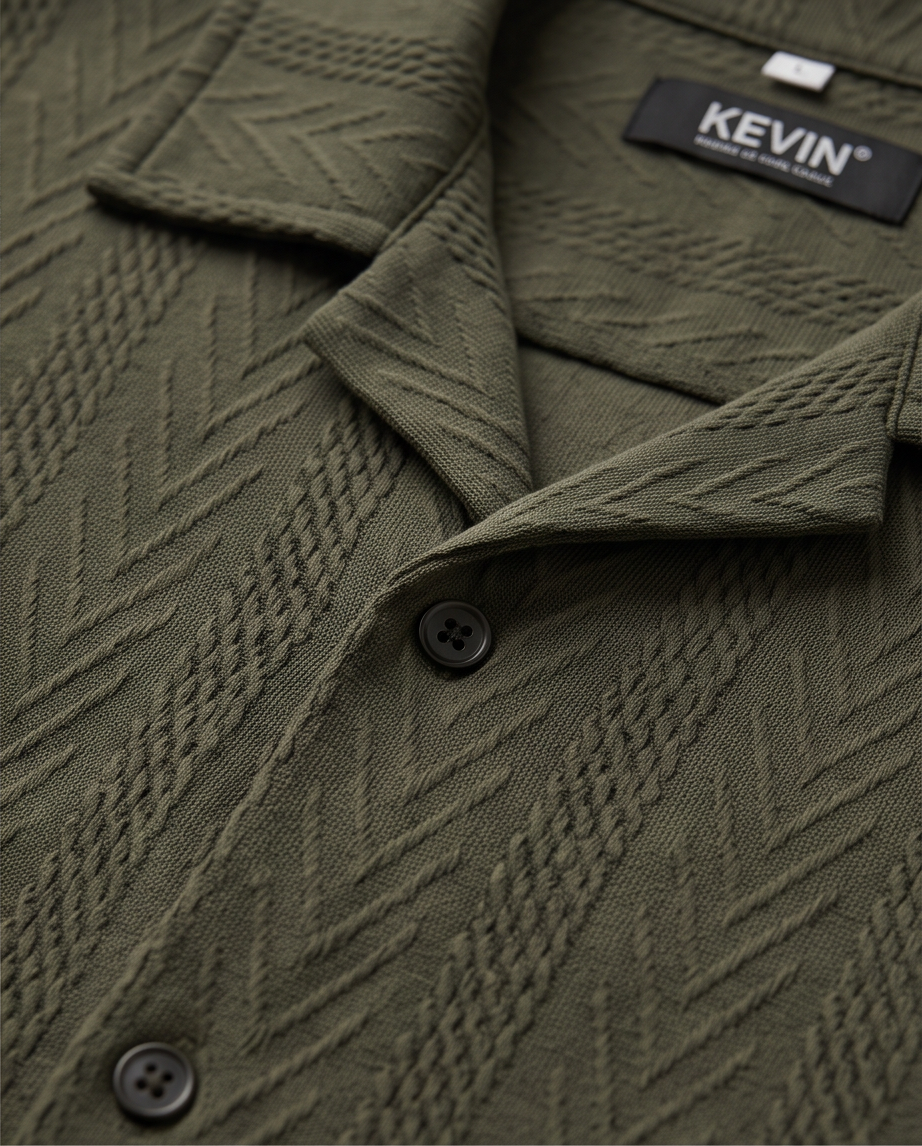 Chemise verte homme