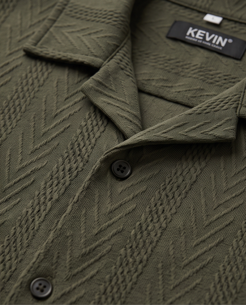 Chemise verte homme