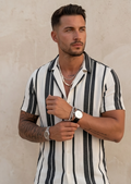 Chemise à rayures tendance