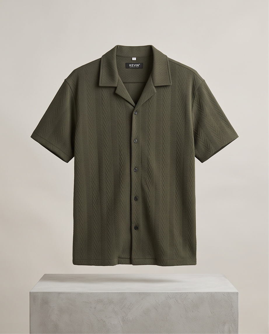 Chemise verte homme