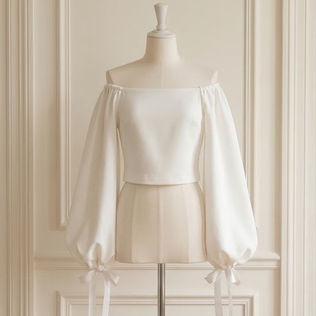 T-shirt longues manches blanc