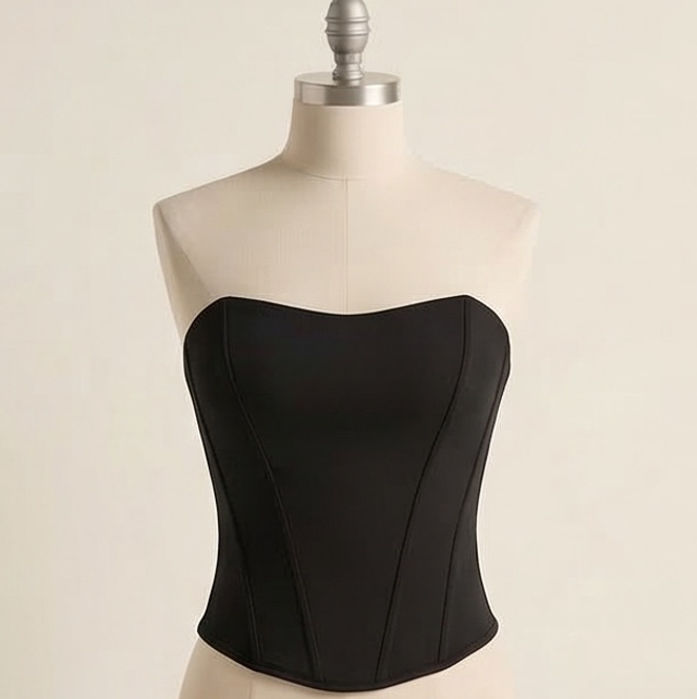 Bustier noir