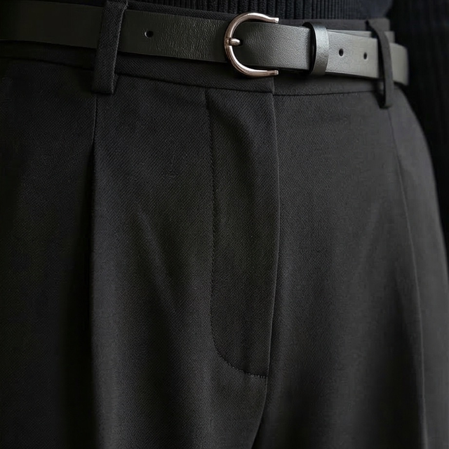 Pantalon noir élégant